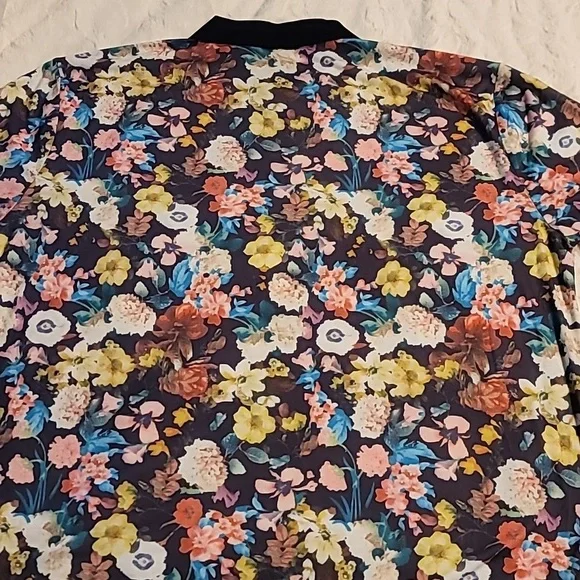 NWT PJ PAUL JONES Flower Polo Shirts - Picture 7 of 14